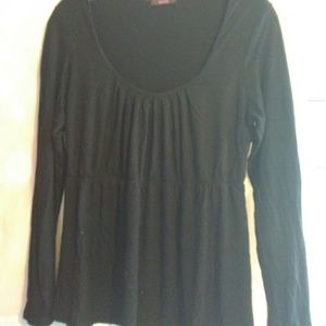 Long Sleeve Black Top
